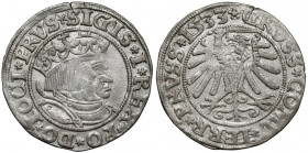 Zygmunt I Stary, Grosz Toruń 1533 - PRVS RRRR