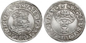 Zygmunt I Stary, Grosz Gdańsk 1530 - pierwszy - błąd DNC3 R*
