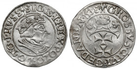 Zygmunt I Stary, Grosz Gdańsk 1538