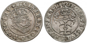 Zygmunt I Stary, Grosz Gdańsk 1540 - RZADKI portret