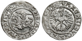 Zygmunt I Stary, Półgrosz Wilno 1527 - BŁĘDNA data - odwrócone Z RII