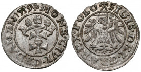 Zygmunt I Stary, Szeląg Gdańsk 1539 - ozdobna - rzadki