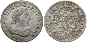 Jan III Sobieski, Szóstak Bydgoszcz 1684 TLB - popiersie z '83 RRRR