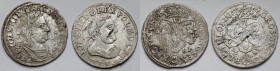 Jan III Sobieski, Szóstak Bydgoszcz 1681 i 1683 TLB - zestaw (2szt)