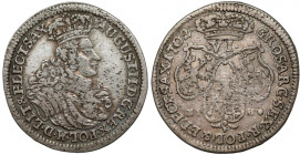 August II Mocny, Szóstak Lipsk 1702 EPH
