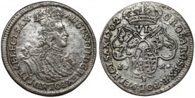 August II Mocny, Szóstak Lipsk 1702 EPH