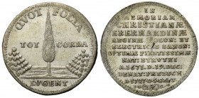 August II Mocny, Dwugrosz pamiątkowy 1727 - Cyprys R3
