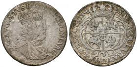 August III Sas, Trojak Lipsk 1754 - mała głowa