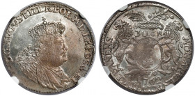 August III Sas, Złotówka Gdańsk 1762 REOE