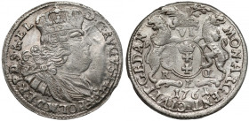 August III Sas, Szóstak Gdańsk 1761 REOE