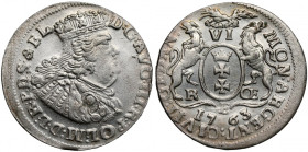 August III Sas, Szóstak Gdańsk 1763 REOE R4