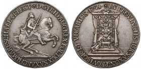 August III Sas, Półtalar wikariacki 1741, Drezno R3