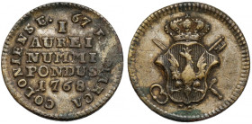 Poniatowski, Odważnik wagi dukata 1768, Warszawa
