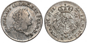 Poniatowski, Dwuzłotówka 1768 IS