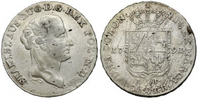 Poniatowski, Dwuzłotówka 1791 EB