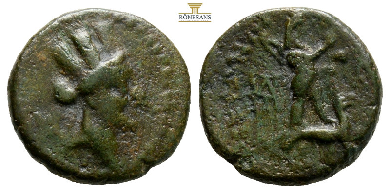 Phrygia, Akmoneia AE (5.53g, 16.7mm) 1st century BC Timotheos Menela, magistrate...