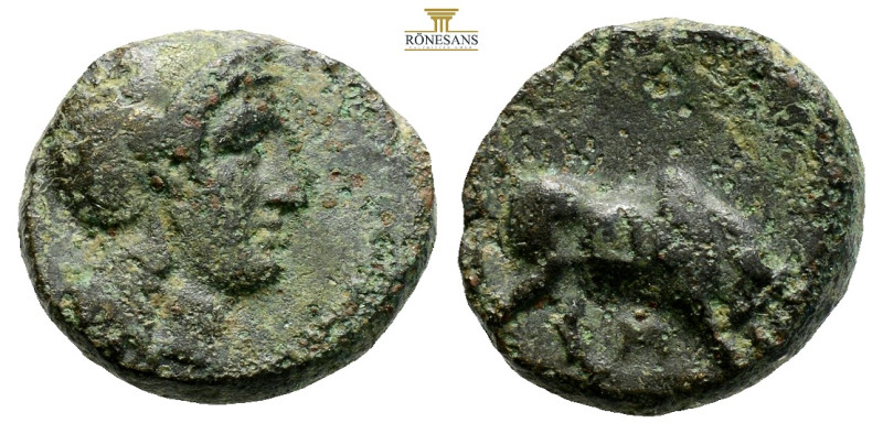 Seleukid Empire, Seleukos I Nikator AE (3.71g, 15.9mm) Seleukeia on the Tigris, ...
