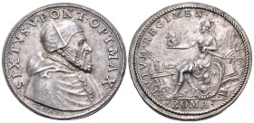 ITALY, Papal States. Rome. Sixtus V (Felice Peretti), 1585-1590. Medal (Silver, 35 mm, 19.60 g, 12 h), by Lorenzo Fragni , known as Lorenzo Parmense (...