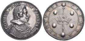 ITALY, Grand Duchy of Tuscany. Florence. Cosimo II de' Medici, Grand Duke, 1590-1608-1621. Medal (Silver, 40 mm, 29.34 g, 12 h), struck prize medal by...