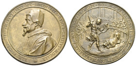 ITALY, Papal States. Rome. Alexander VII (Fabio Chigi), 1655-1667. Medal (Bronze, 97 mm, 164.00 g, 12 h), an original contemporary cast, by Gioacchino...