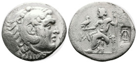 Alexander III ‘the Great’, 336-323 BC. Silver Tetradrachm ( 32 mm, 15.48 g.). Perge. In the name and types of Alexander III of Macedon. Dated CY, circ...