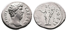 Aelius, Caesar, 136-138 AD. Silver Denarius ( 18 mm, 3.10 g.), Struck under Hadrian, Rome, 137 AD. L AELIVS CAESAR Bare head of Aelius to right. Rev. ...