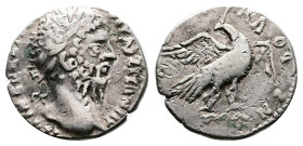 Contemporary Barbaric Imitation of Marcus Aurelius. 161 - 180 AD. Silver Denarius ( 17 mm, 2.67 g.). laureate head of Marcus Aurelius to right. Rev. E...