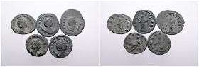Roman Imperial, Selection of 5 Billon Antoniniani of Salonina. Very Fine- Good Very Fine. SOLD AS SEEN, NO RETURN!