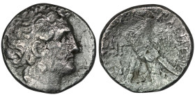 PTOLEMAIC KINGS of EGYPT. Kleopatra III & Ptolemy IX Soter II (Lathyros) (117/6-108/7 BC). Alexandreia 
AR Tetradrachm (25mm, 12,25g)
Obv: Diademed he...