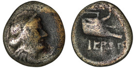 ISLANDS off IONIA, Samos. (Circa 306/5 BC). Hieron, magistrate.
AE Bronze (14mm, 1,50g)