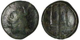Eastern Celtic Tribes, Imitation of Macedonian issue under Philip V and Perseus (2nd century BC)
AE Bronze (21mm, 8,73g)