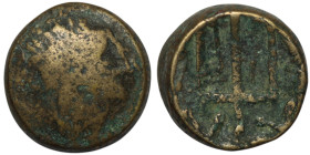 Eastern Celtic Tribes, Imitation of Macedonian issue under Philip V and Perseus (2nd century BC)
AE Bronze (16mm, 8,65g)