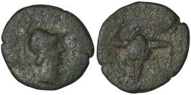 TROAS. Assos. (Circa 4th century BC)
AE Bronze (25mm, 6,41g)
