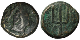 Eastern Celtic Tribes, Imitation of Macedonian issue under Philip V and Perseus (2nd century BC)
AE Bronze (18mm, 6,95g)