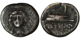 ISLANDS off IONIA, Samos. (circa 200-100 BC)
AE Bronze (12mm, 1,26g)