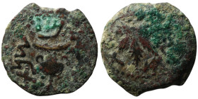 JUDAEA. Jewish War. (66-70 CE).
AE Prutah (17mm, 2,62g)