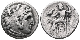 Greek Coins Kingdom of Macedon. Philip III Arrhidaios. Drachm. 336-323 BC. Lampsakos. In the name and types of Alexander III. (Price-1365). (Müller-53...
