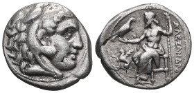 Kingdom of Macedon. Alexander III 'the Great' AR Drachm.Kingdom of Macedon. Alexander III 'the Great' AR Drachm. Teos, circa 323-319 BC. Head of Herak...