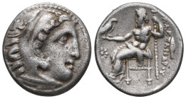 Greek Coins Kingdom of Macedon. Philip III Arrhidaios. Drachm. 323-319 BC. Kolophon. Struck under Menander or Kleitos, in the name and types of Alexan...