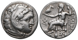 Greek Coins Kingdom of Macedon. Alexander III of Macedon. 336-323 BC , Silver , Very fine.

 Weight:4,3 gr Diameter17,7 mm