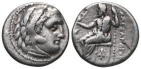 Greek Coins , Kings of Macedon. Alexander III "the Great" 336-323 BC. Drachm AR , Very fine.

 Weight:4,2 gr Diameter16,9 mm