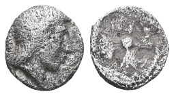 Greek Coins , obol , silver , fine.

 Weight:0,1 gr Diameter6,7 mm