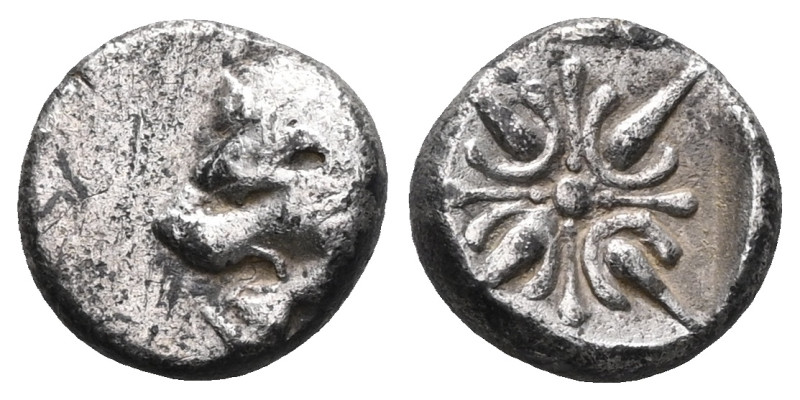 Greek Ionia, Miletus, AR obol or 1/12 of stater (Silver), late 6th-5th centuries...
