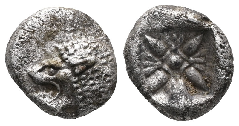 Greek Ionia, Miletus, AR obol or 1/12 of stater (Silver), late 6th-5th centuries...