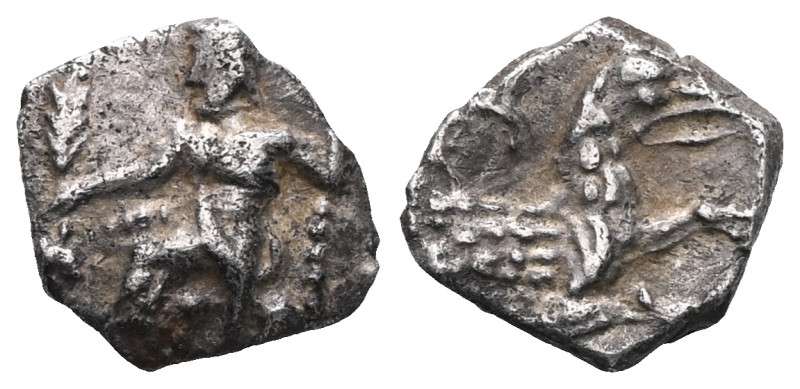 Greek CILICIA. Uncertain mint or satrap. Circa 4th Century B.C. AR obol. Baaltar...