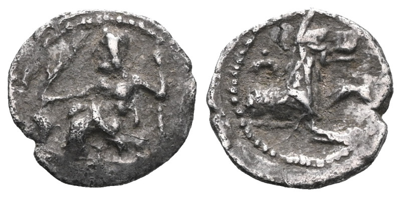 Greek CILICIA. Uncertain mint or satrap. Circa 4th Century B.C. AR obol. Baaltar...