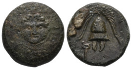Greek Kings of Macedon, Antigonos I Monophthalmos (king, 306/5-301 BC) AE Unit (Bronze) Salamis, Struck under Demetrios I Poliorketes. Obv: Macedonian...