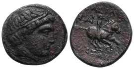 GREEK COINS Kings of Macedon Philip III Arrhidaios. 323-317 BC. Unit (Bronze), Miletus. Diademed head of Apollo to right. Rev. BAΣIΛEΩΣ ΦIΛIΠΠOΥ Jocke...