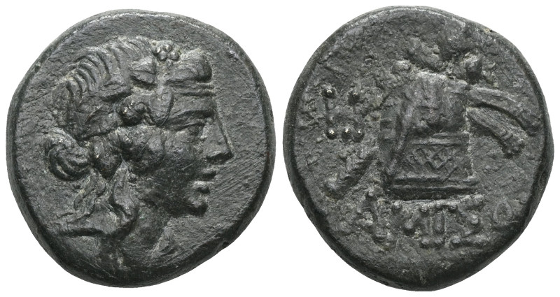 Greek Pontos. Amisos. Time of Mithradates VI Eupator circa 120-63 BC. Bronze Æ H...