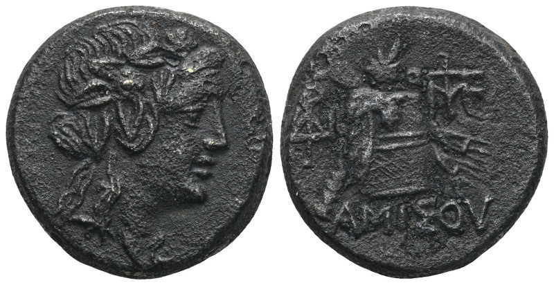 Greek Pontos. Amisos. Time of Mithradates VI Eupator circa 120-63 BC. Bronze Æ H...